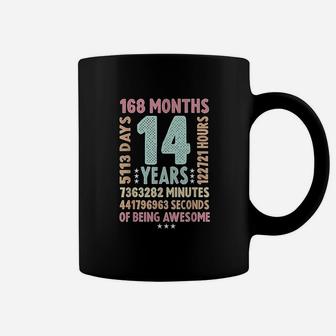 14th Birthday 14 Years Old Vintage Retro Coffee Mug - Seseable