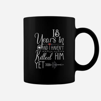 18th Wedding Anniversary Gift For Her Just Married 18 Years Coffee Mug - Seseable