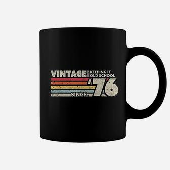 1976 Vintage Keeping It Old School Since 1976 Retro Birthday Coffee Mug - Seseable