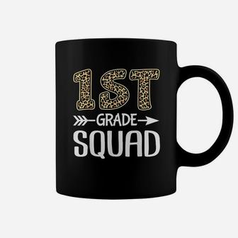 1st Grade Squad Leopard First Grade Teacher Student Coffee Mug - Seseable