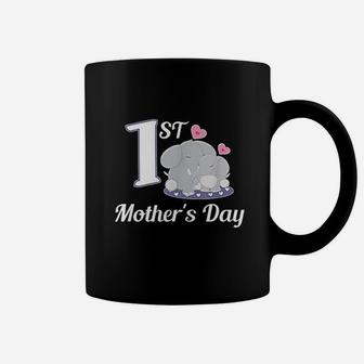 1st Mothers Day Elephant First Mothers Day Coffee Mug - Seseable
