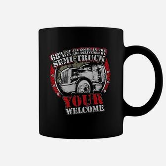 Semi Truck Driver Gift For Professional Trucker Coffee Mug