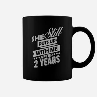 2nd Anniversary Gifts For Husband Best Husband Shirt Coffee Mug - Seseable