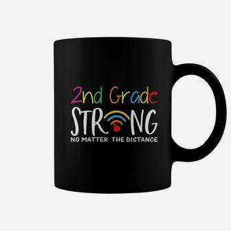 2nd Grade Strong No Matter Wifi The Distance Virtual Teacher Coffee Mug - Seseable