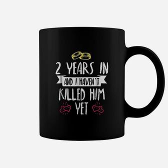 2nd Year Anniversary Gift Idea For Her 2 Years In Coffee Mug - Seseable