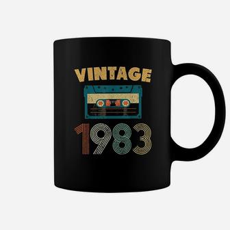 39th Birthday Gift Vintage Mixtape 1983 39 Years Old Coffee Mug - Seseable
