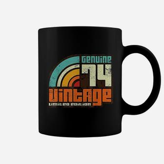 47th Birthday Gift Retro Vintage Graphic Born In 1974 Coffee Mug - Seseable