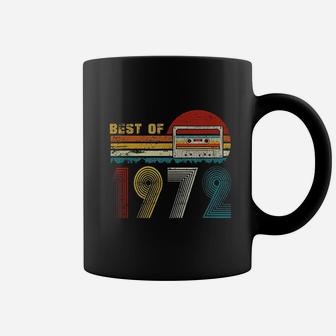 Bday Gifts Best Of 1972 Retro Cassette Tape Vintage Coffee Mug - Seseable