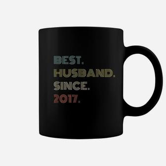 4th Wedding Anniversary Gift Best Husband Since 2017 Coffee Mug - Seseable