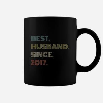 4th Wedding Anniversary Gift Best Husband Since 2017 Coffee Mug - Seseable