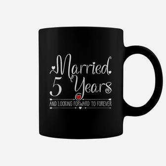 5 Years Wedding Anniversary Gifts For Wife, Husband, Couples Coffee Mug - Seseable