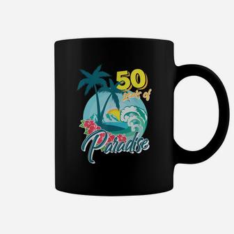 50 Years Of Paradise Wedding Anniversary Hoodies Coffee Mug - Seseable