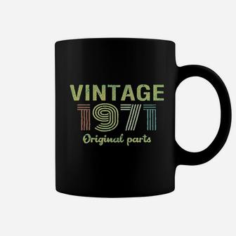 Birthday Gift Retro Birthday Vintage 1971 Original Parts Coffee Mug - Seseable