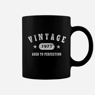 Birthday Gift Vintage 1971 Aged To Perfection Coffee Mug - Seseable