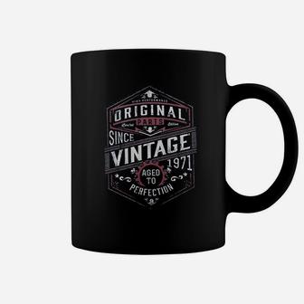 Birthday Gift Vintage 1971 Aged To Perfection Vintage Gear Coffee Mug - Seseable