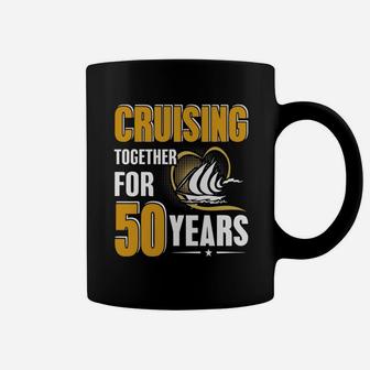 50th Wedding Anniversary Shirts Cruising Together Coffee Mug - Seseable