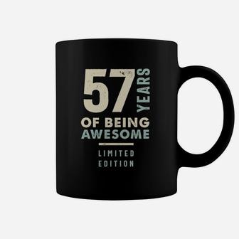57 Years Of Being Awesome Birthday 2022 Coffee Mug - Seseable