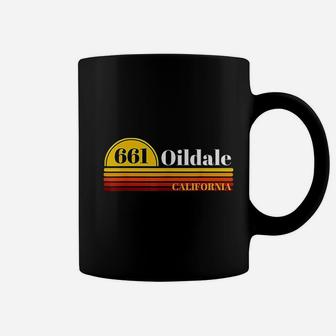 661 Oildale California Vintage Retro Style With Area Code Coffee Mug - Seseable