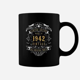 80 Years Old Made In 1942 80th Birthday Gift Idea Vintage Coffee Mug - Seseable