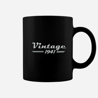 80th Birthday Gift Vintage 1941 Retro Coffee Mug - Seseable