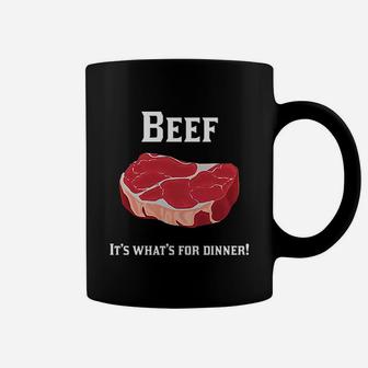 90s Beef It Is What Is For Dinner Beef Lovers Coffee Mug - Seseable