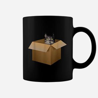 A Cat In A Box Hilarious Cat Lovers Coffee Mug - Seseable