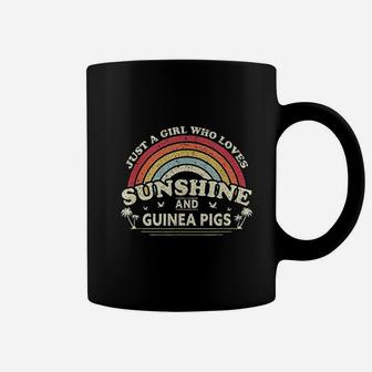 A Girl Who Loves Sunshine And Guinea Pigs Coffee Mug - Seseable