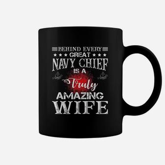A Truly Amazing Wife Navy Chief Coffee Mug - Seseable