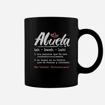 Abuela Mothers Day Gift In Spanish Coffee Mug - Seseable