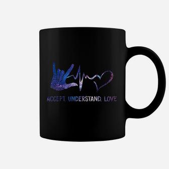Accept Understand Love Asl I Love You Sign Language Coffee Mug - Seseable