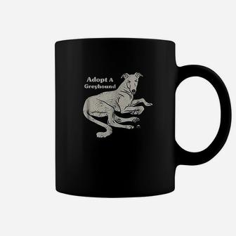Adopt A Greyhound Vintage Coffee Mug - Seseable
