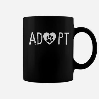 Adopt Dog Or Cat Pet Rescue Animal Shelter Adoption Coffee Mug - Seseable