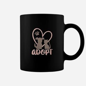Adopt Rescue Pet Owner Rescue Mom Or Dad Dog And Cat Coffee Mug - Seseable