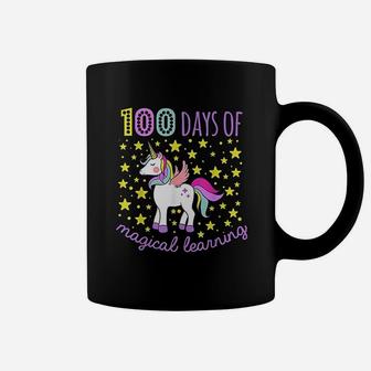 Adorable 100 Days Of Magical Learning School Unicorn Coffee Mug - Seseable