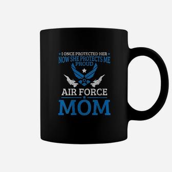 Air Force Mom Pride Us Usaf Daughter Proud Mother Gift Coffee Mug - Seseable