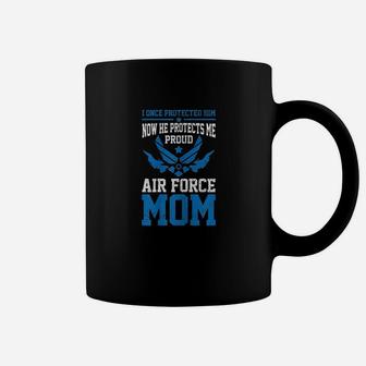Air Force Mom Pride U.s. Usaf Son Proud Mother Coffee Mug - Seseable