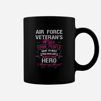 Air Force Veteran Wife Coffee Mug - Seseable