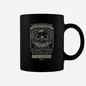 Airborne 82nd Airborne Paratrooper Airborne Para T-shirt Coffee Mug - Seseable