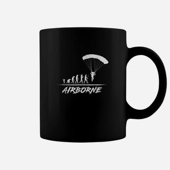 Airborne Military Paratrooper Evolution Coffee Mug - Seseable