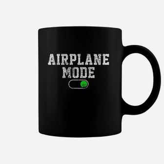 Airplane Mode On Vacation Summer Piolot Aviator Vintage Gift Coffee Mug - Seseable