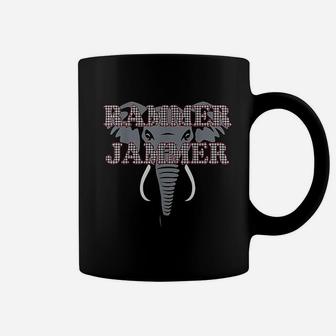 Alabama Rammer Jammer Houndstooth Elephant Tide Football Coffee Mug - Seseable