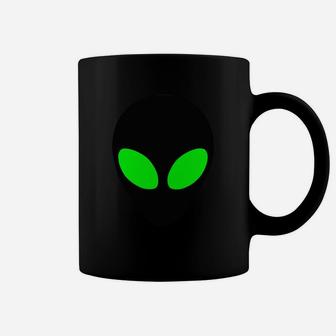 Alien Head Colored Eyes T-shirt Coffee Mug - Seseable