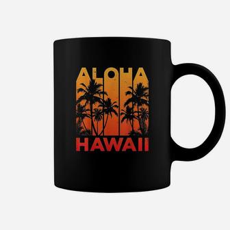 Aloha Hawaii Hawaiian Island Vintage 1980s Coffee Mug - Seseable