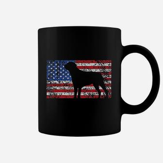 American Flag Rottweiler Dog 4th Of July Usa Gift Coffee Mug - Seseable