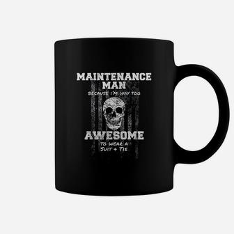 American Funny Maintenance Man Usa Supervisor Coffee Mug - Seseable