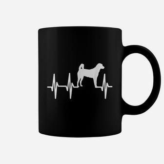 Anatolian Shepherd Heartbeat Dog Mom Dad Pet Coffee Mug - Seseable