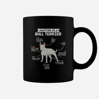Anatomy Of A Bull Terrier Dog Funny Dog Lover Gift Coffee Mug - Seseable