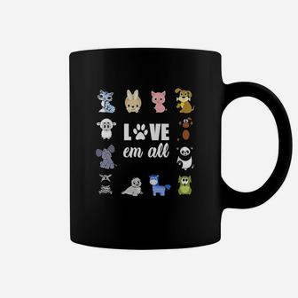 Animal Lover Cat Dog Love Paw Print Pet Rescue Adoption Coffee Mug - Seseable