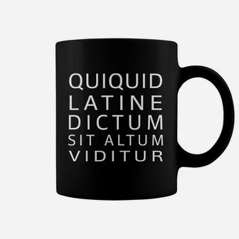 Anything Sounds Profound In Latin Funny Intelligent Coffee Mug - Seseable