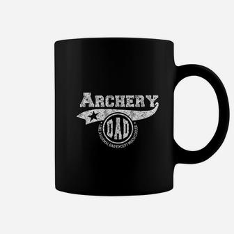 Archery Dad Fathers Day Gift Father Men Coffee Mug - Seseable
